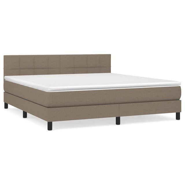 vidaXL Boxspringbett Bett Boxspringbett mit Matratze und LED Stoff (160 x 2 günstig online kaufen