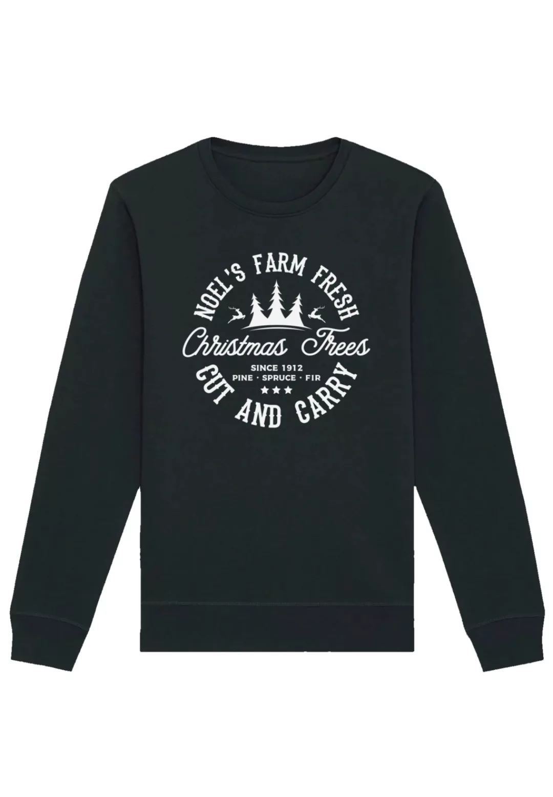 F4NT4STIC Sweatshirt "Weihnachten Trees Farm Retro Sign", Premium Qualität günstig online kaufen