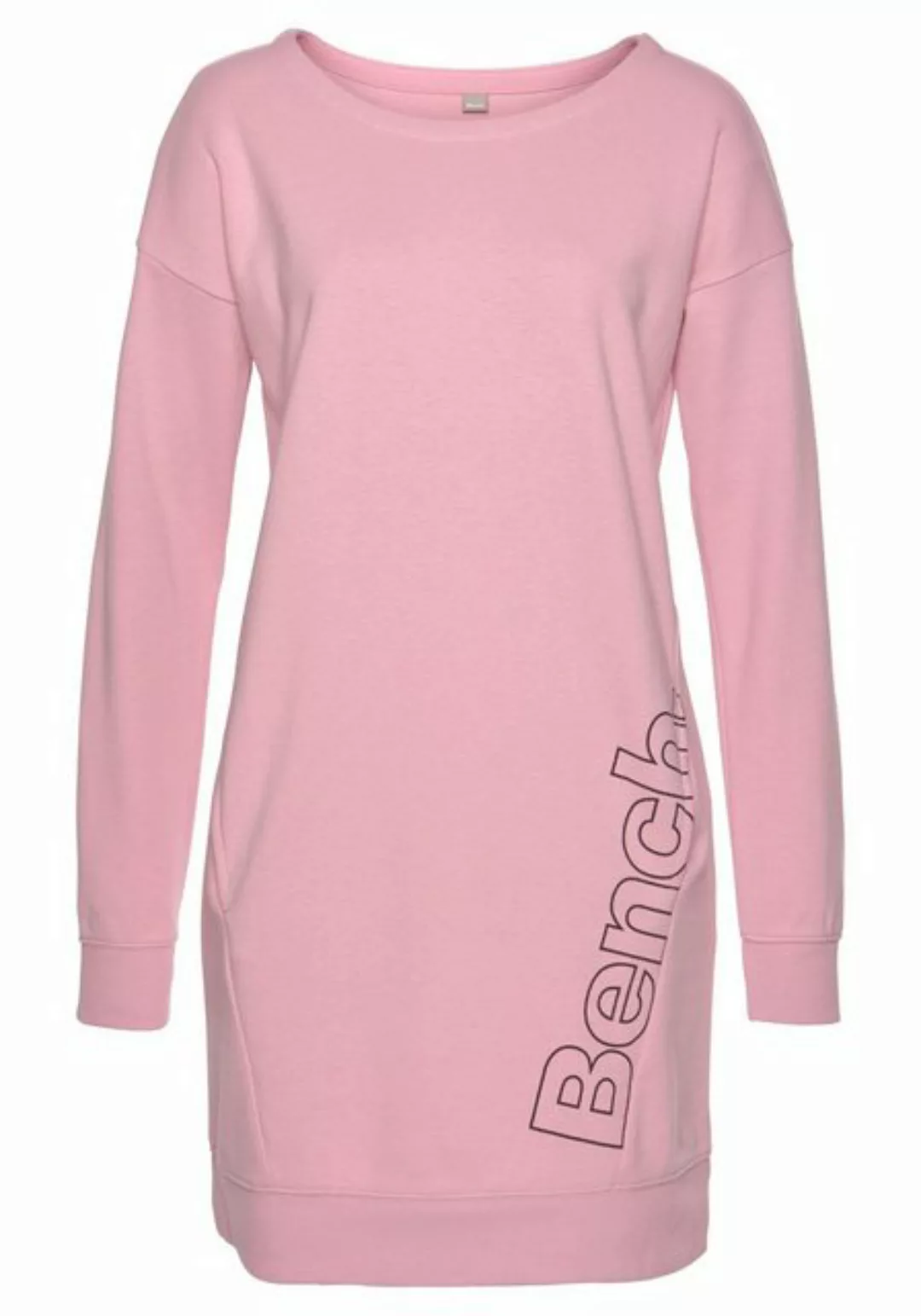 Bench. Loungewear Sweatkleid mit seitlichem Logoprint günstig online kaufen