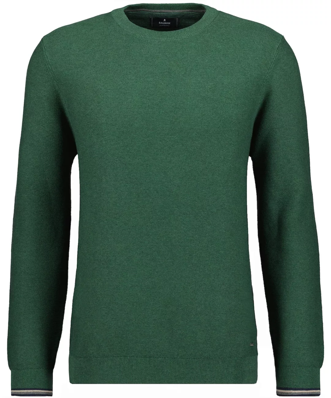 RAGMAN Sweatshirt V-Neck jacquard günstig online kaufen