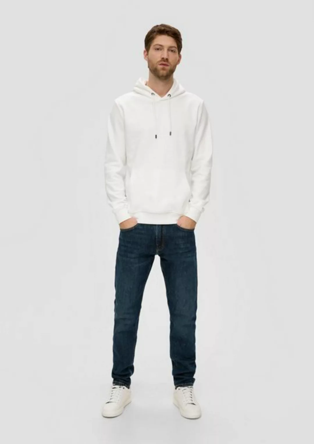 s.Oliver Stoffhose Jeans / Regular Fit / High Rise / Tapered Leg Waschung günstig online kaufen