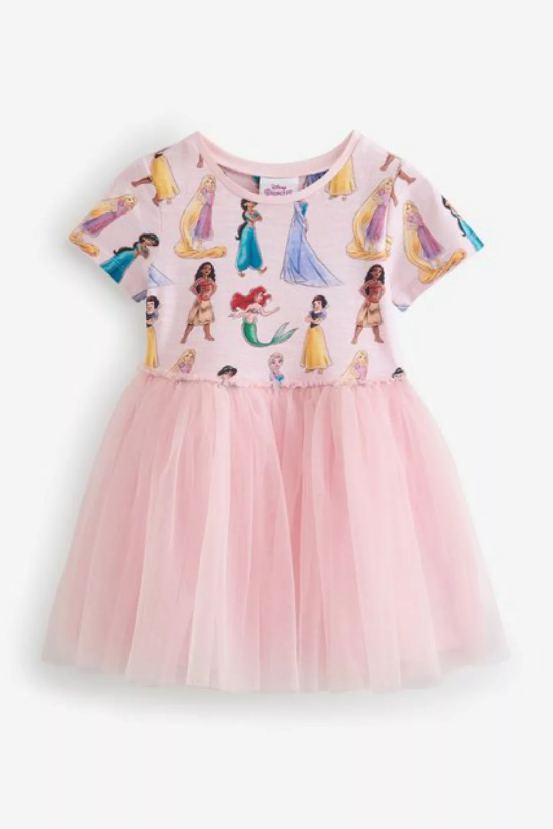Next Jerseykleid Kurzärmeliges Kleid Disneyprinzessin (1-tlg) günstig online kaufen