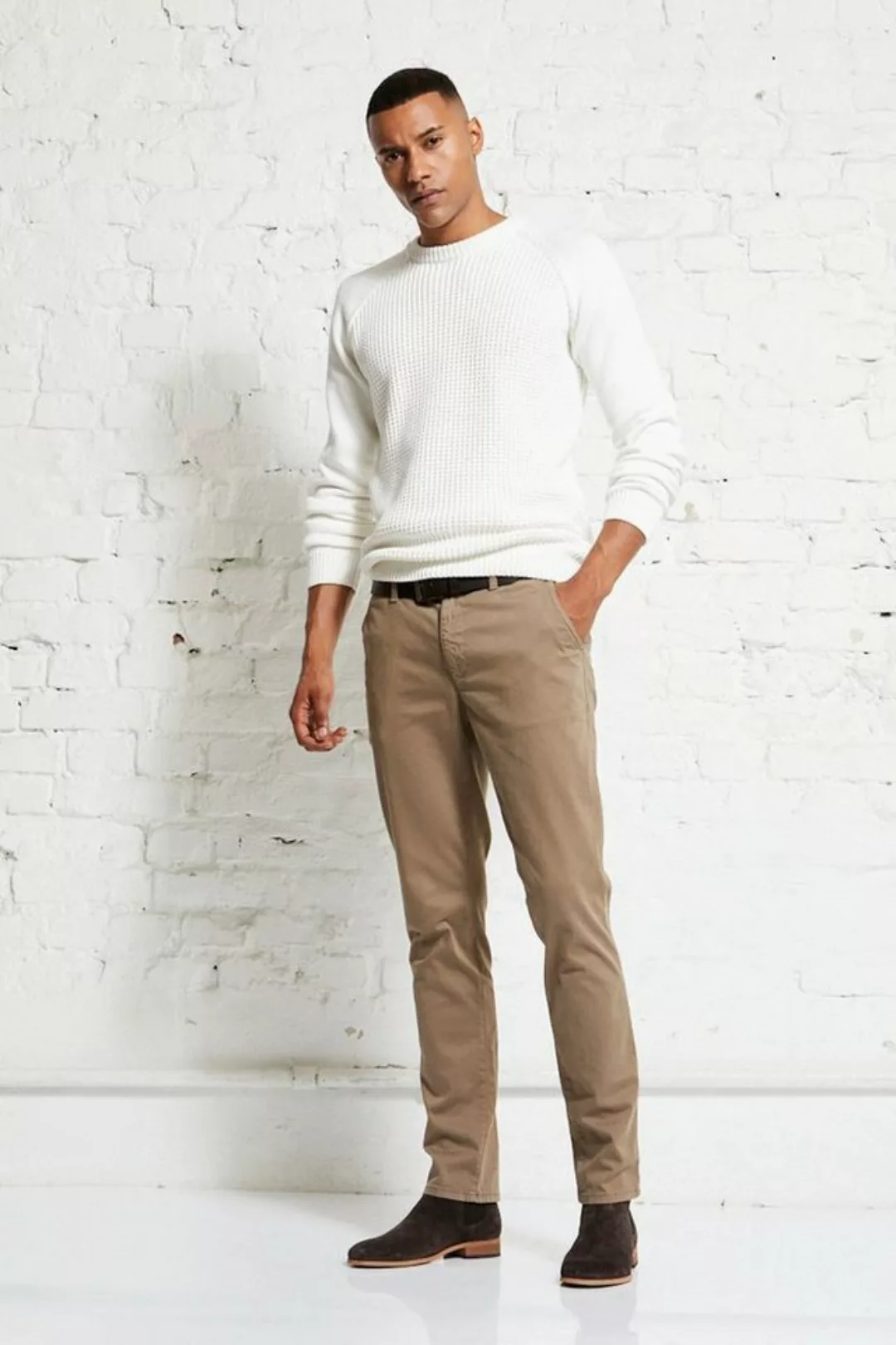 Herren Hose Aus Biobaumwolle "Jim Slim Chino" günstig online kaufen