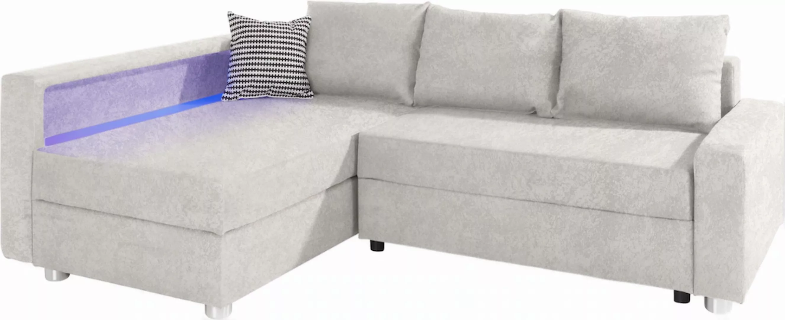 COLLECTION AB Ecksofa »Relax L-Form«, inklusive Bettfunktion, Federkern, wa günstig online kaufen