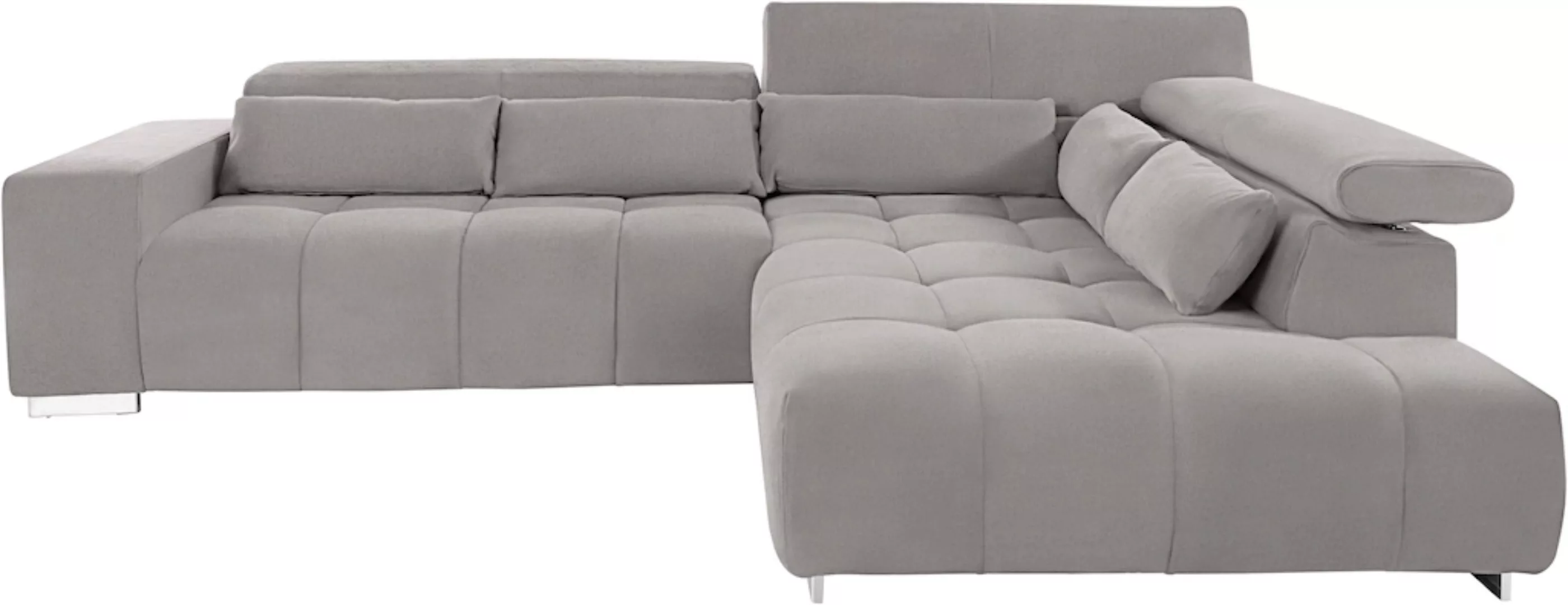 COTTA Ecksofa "Orion L-Form", mit Ottomane, inklusive verstellbarer Kopfstü günstig online kaufen