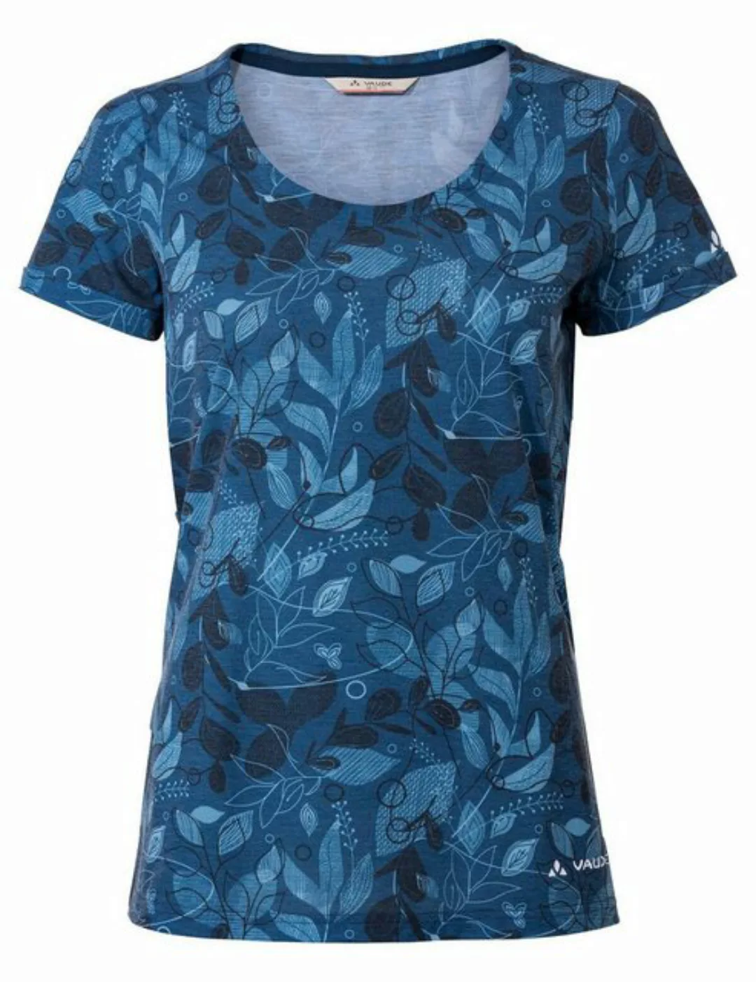 VAUDE T-Shirt Women's Skomer AOP T-Shirt (1-tlg) Grüner Knopf günstig online kaufen