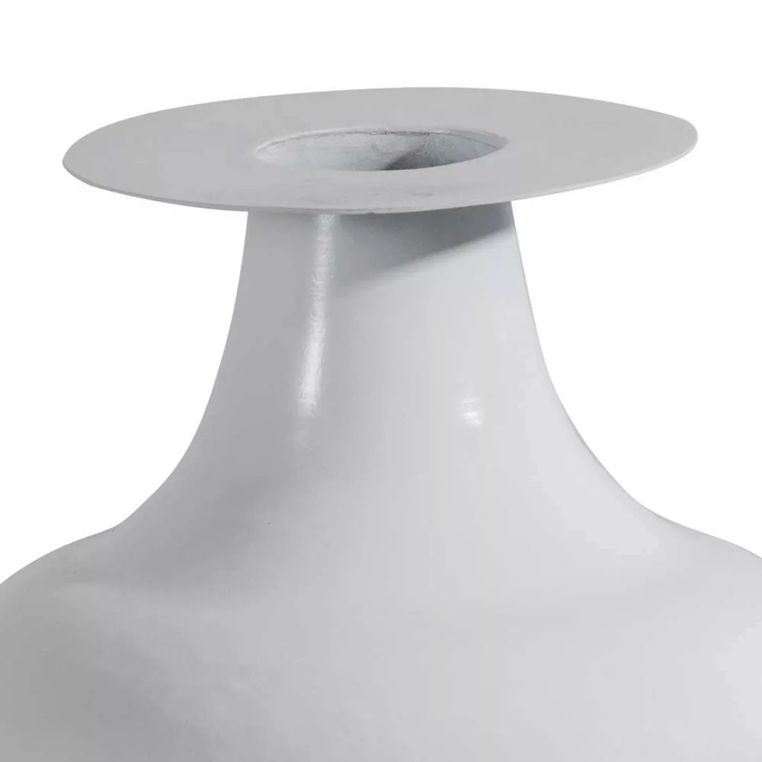 Vasen Set Metall im Skandi Design Lichtgrau (2er Set) günstig online kaufen