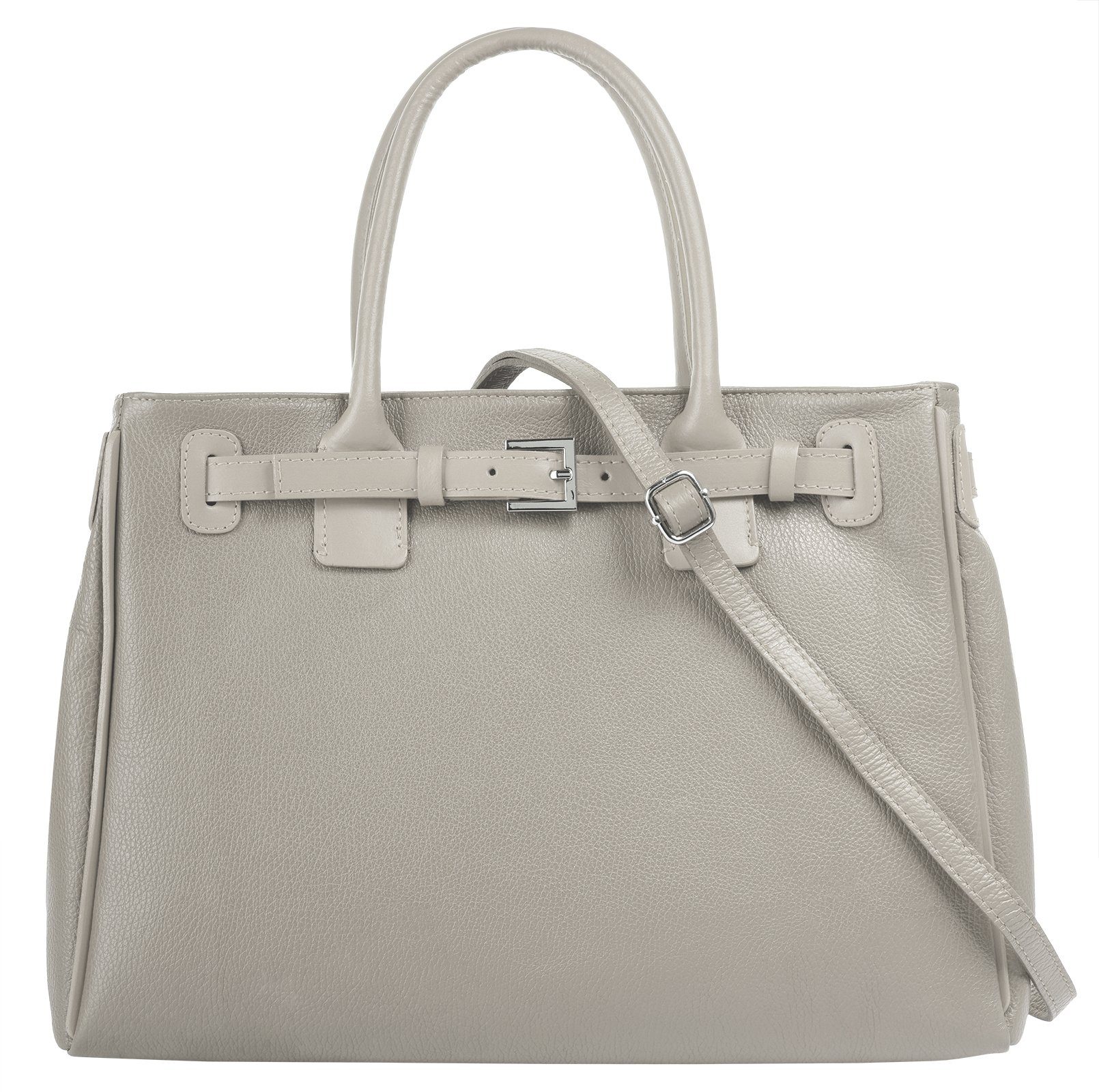 Cluty Henkeltasche, echt Leder, Made in Italy günstig online kaufen