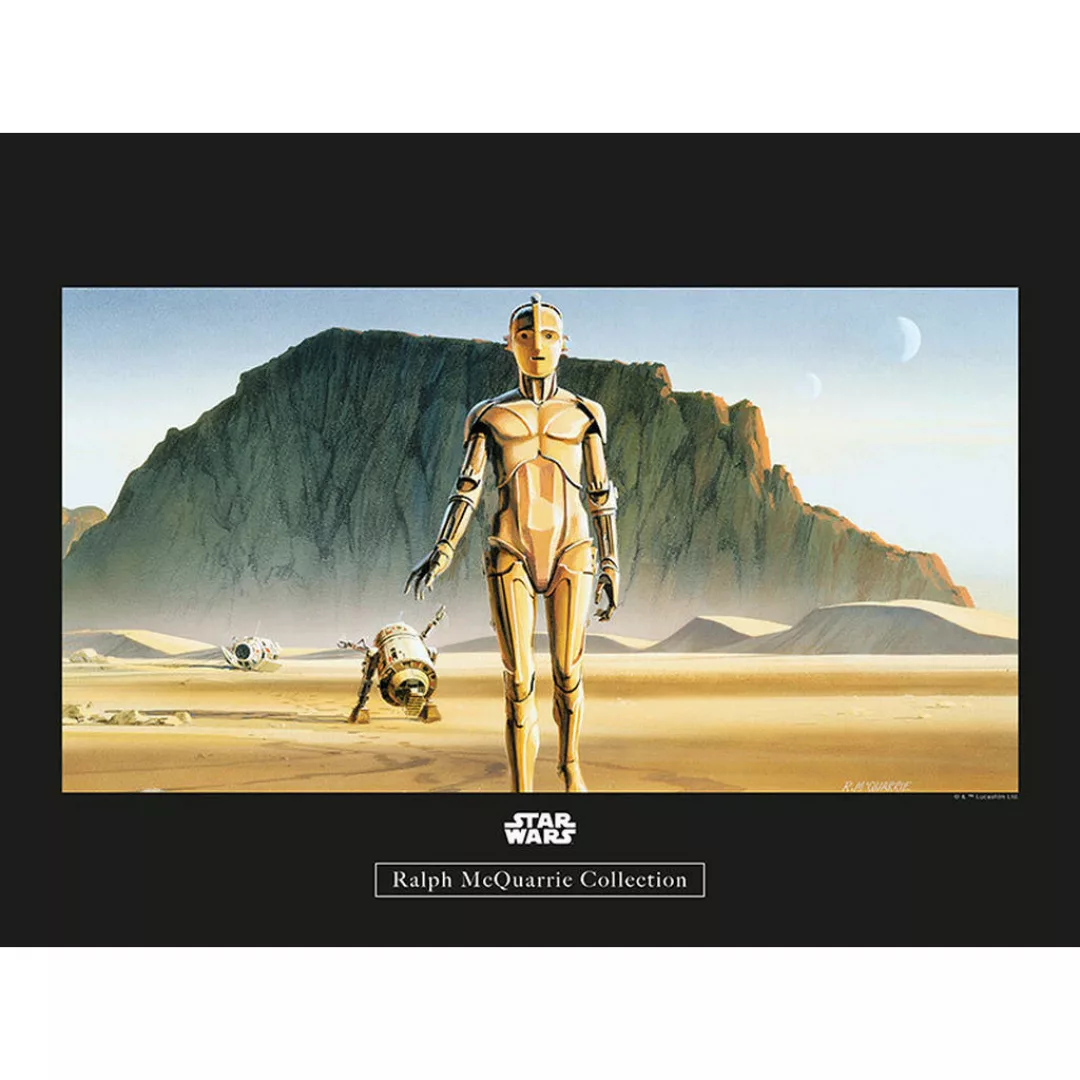 Komar Wandbild Star Wars Classic RMQ Droids Star Wars - Intro B/L: ca. 40x3 günstig online kaufen