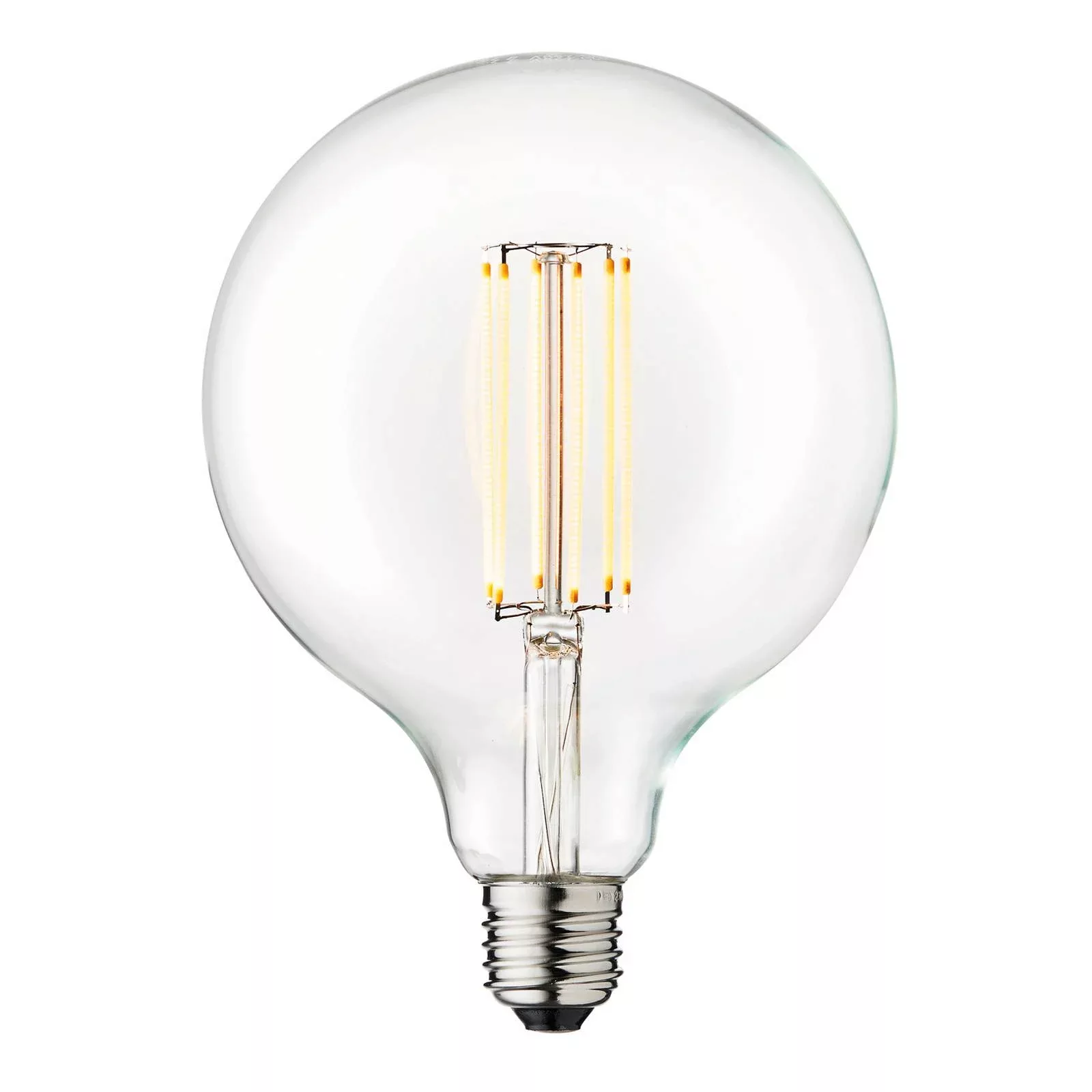 LED-Leuchtmittel Globe, E27, Ø 12,5cm, 3,5W, 2.200K, dimmbar günstig online kaufen