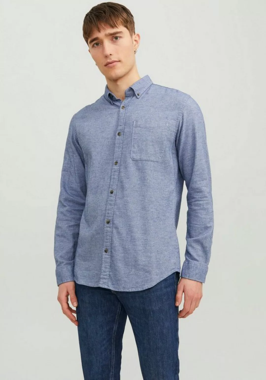 Jack & Jones Langarmhemd JJECLASSIC MELANGE SHIRT LS SN günstig online kaufen