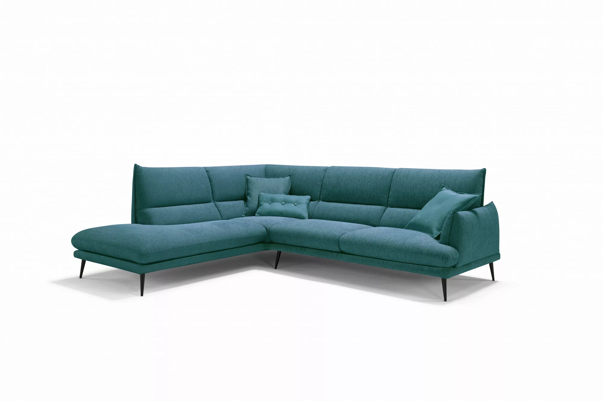 Egoitaliano Ecksofa »FUNNY, hochwertiges und aktuelles Design, bequeme Rück günstig online kaufen