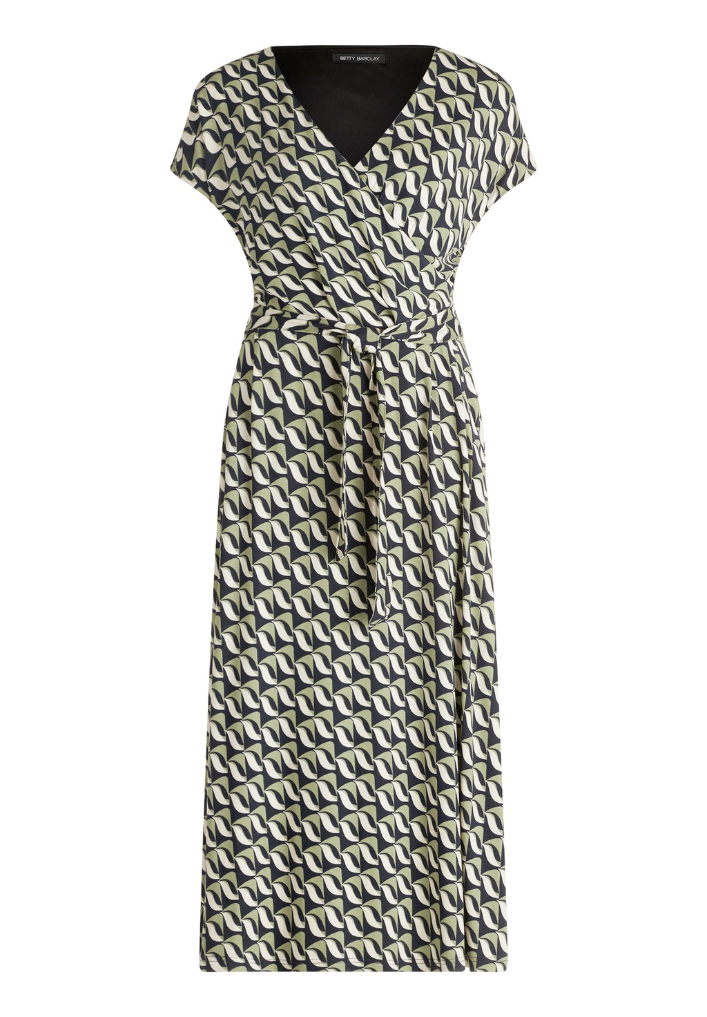 Betty Barclay Jerseykleid "Betty Barclay Damen Jerseykleid mit V-Ausschnitt günstig online kaufen