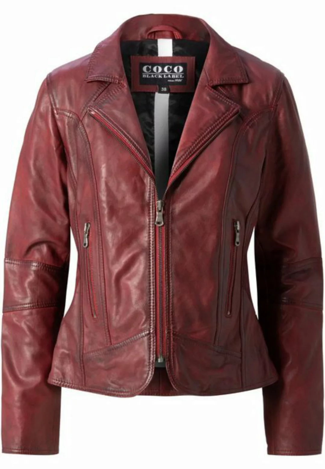 CBL Lederjacke MQ-43526 mit angesagtem Biker-Look günstig online kaufen