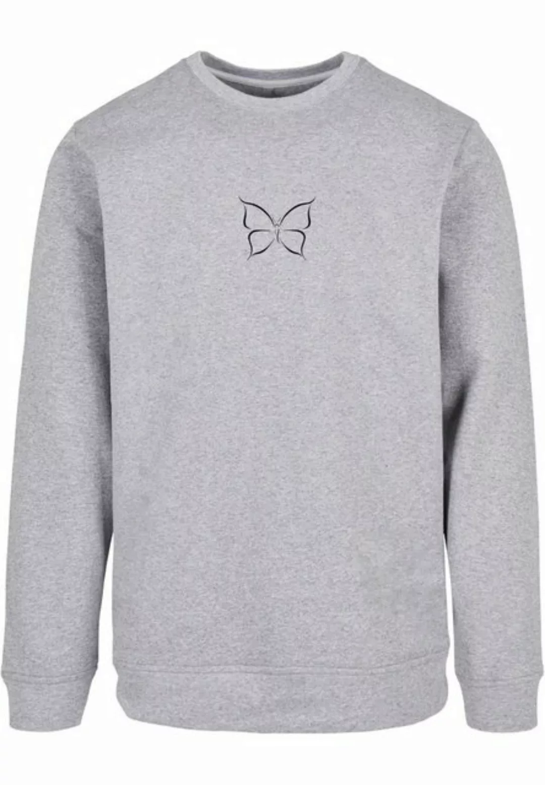 Merchcode Rundhalspullover Merchcode Herren Butterfly Basic Crewneck (1-tlg günstig online kaufen