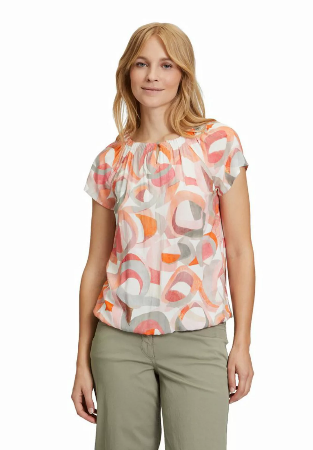 Betty Barclay Schlupfbluse "Betty Barclay Casual-Bluse mit Muster" günstig online kaufen