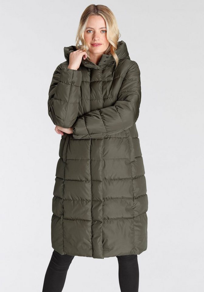 ONLY Steppmantel ONLTINA PUFFER X LONG COAT OTW mit Kapuze günstig online kaufen