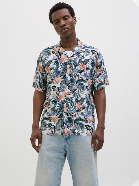 Jack & Jones Kurzarmhemd JJEJEFF TROPICAL AOP RESORT SHIRT SS SN mit All-Ov günstig online kaufen