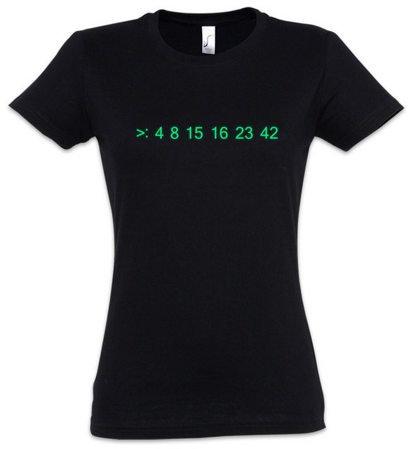 Urban Backwoods Print-Shirt Lost Code Damen T-Shirt number Numbers Nummer 4 günstig online kaufen