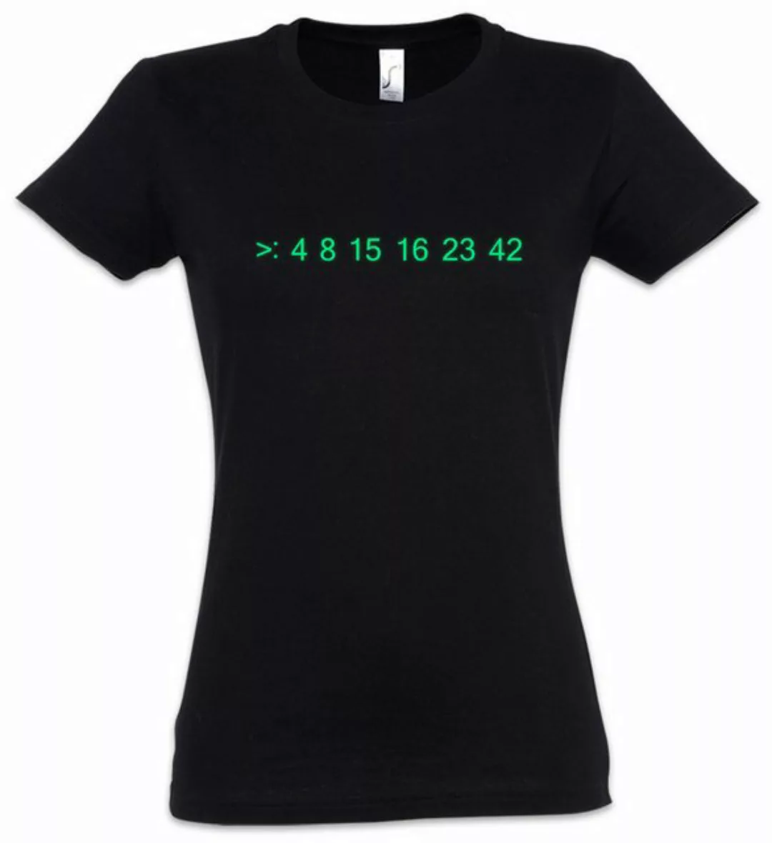 Urban Backwoods Print-Shirt Lost Code Damen T-Shirt number Numbers Nummer 4 günstig online kaufen