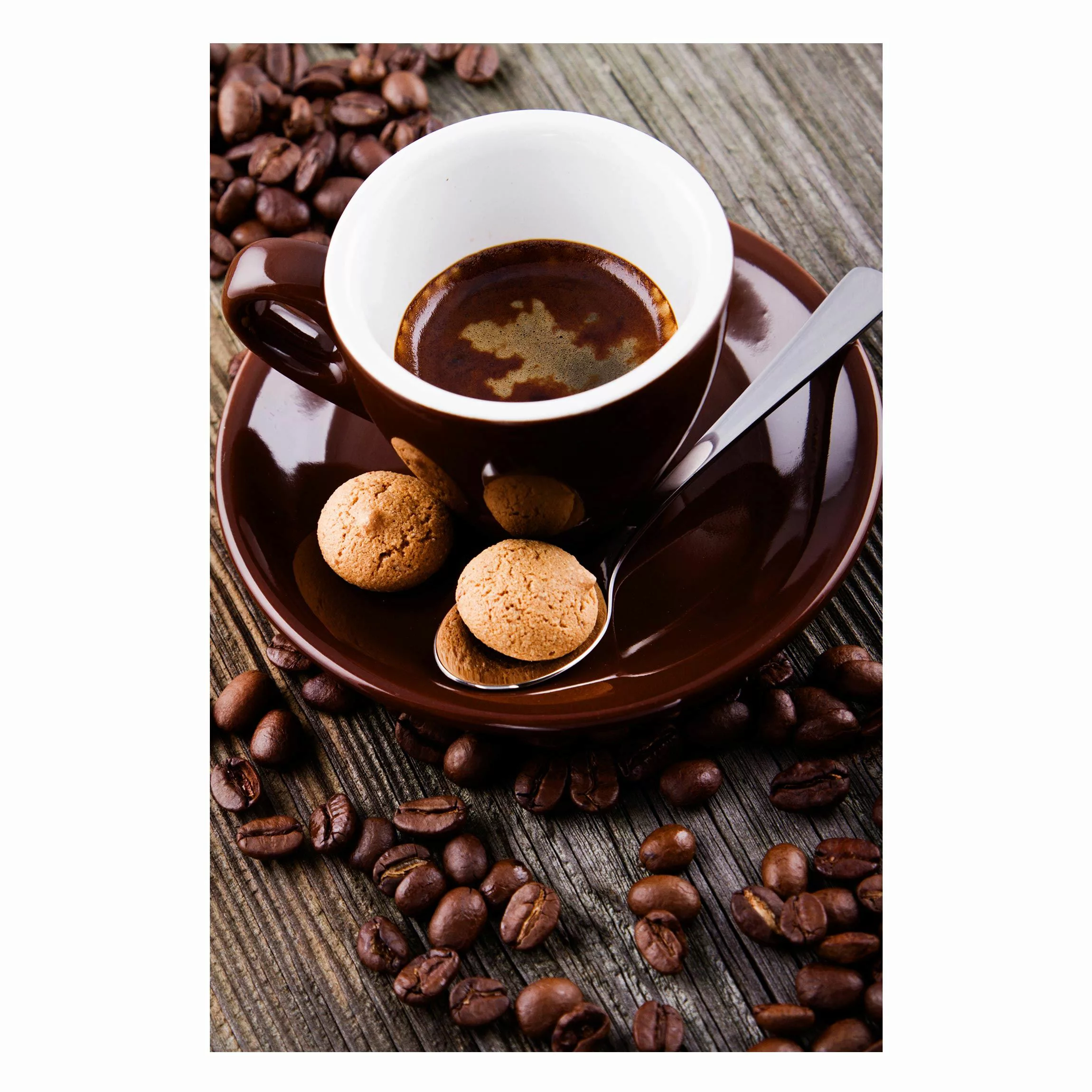 Magnettafel Kaffeetasse mit Kaffeebohnen günstig online kaufen