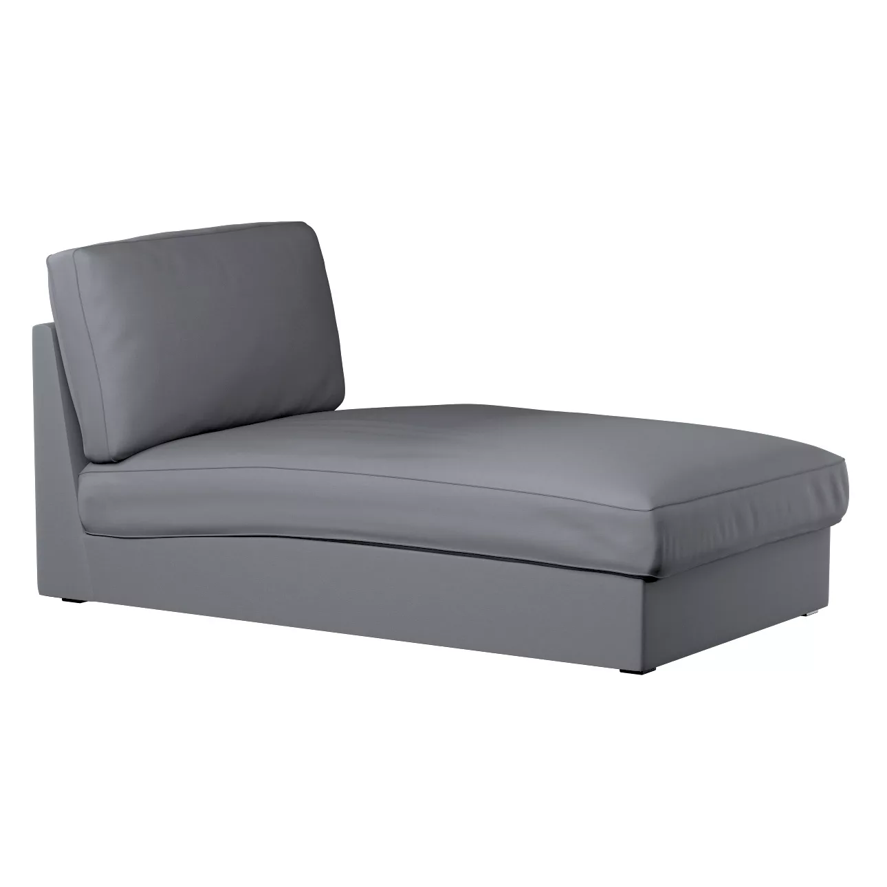 Bezug für Kivik Recamiere Sofa, grau, Bezug für Kivik Recamiere, Cotton Pan günstig online kaufen