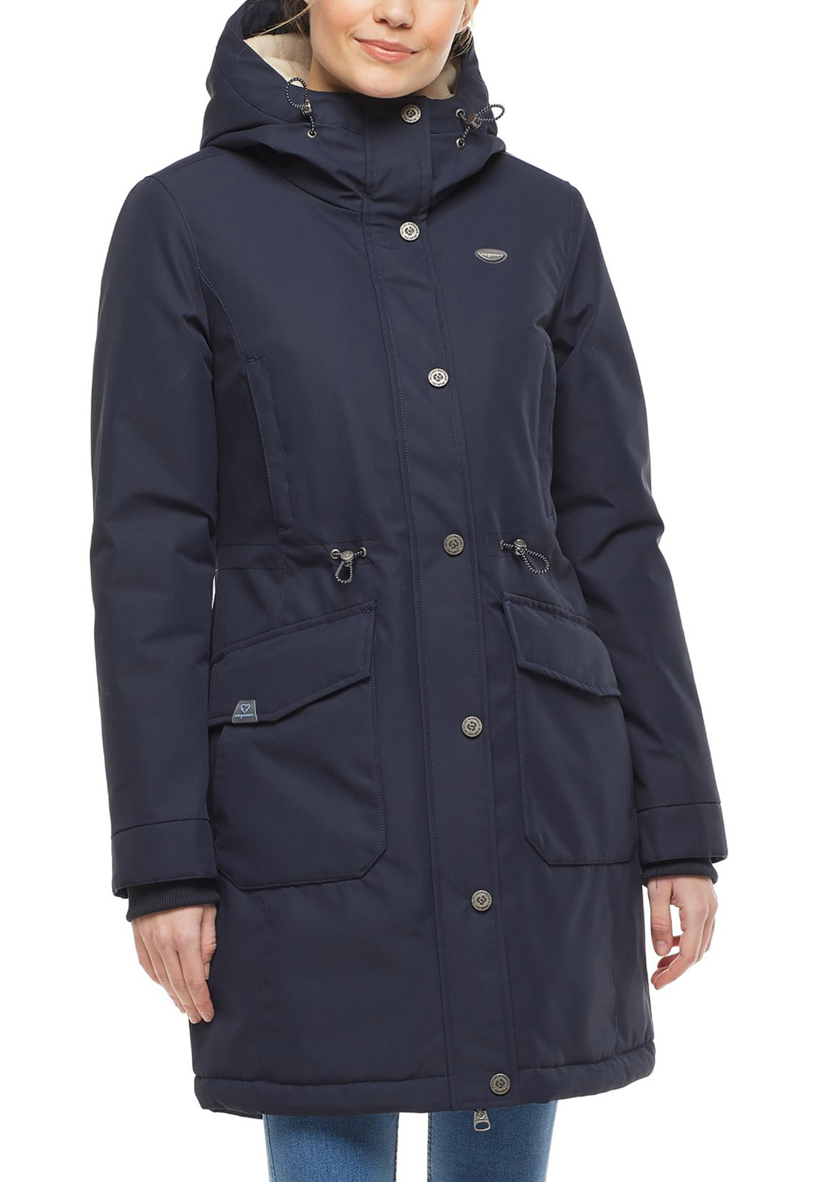 Ragwear Damen Jacke RELOVED REMAKE 2121-60047 Navy 2028 Dunkelblau günstig online kaufen