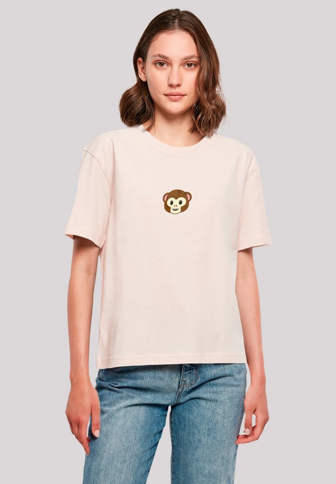 emoji couture T-Shirt Smiling monkey furry face Premium Qualität günstig online kaufen