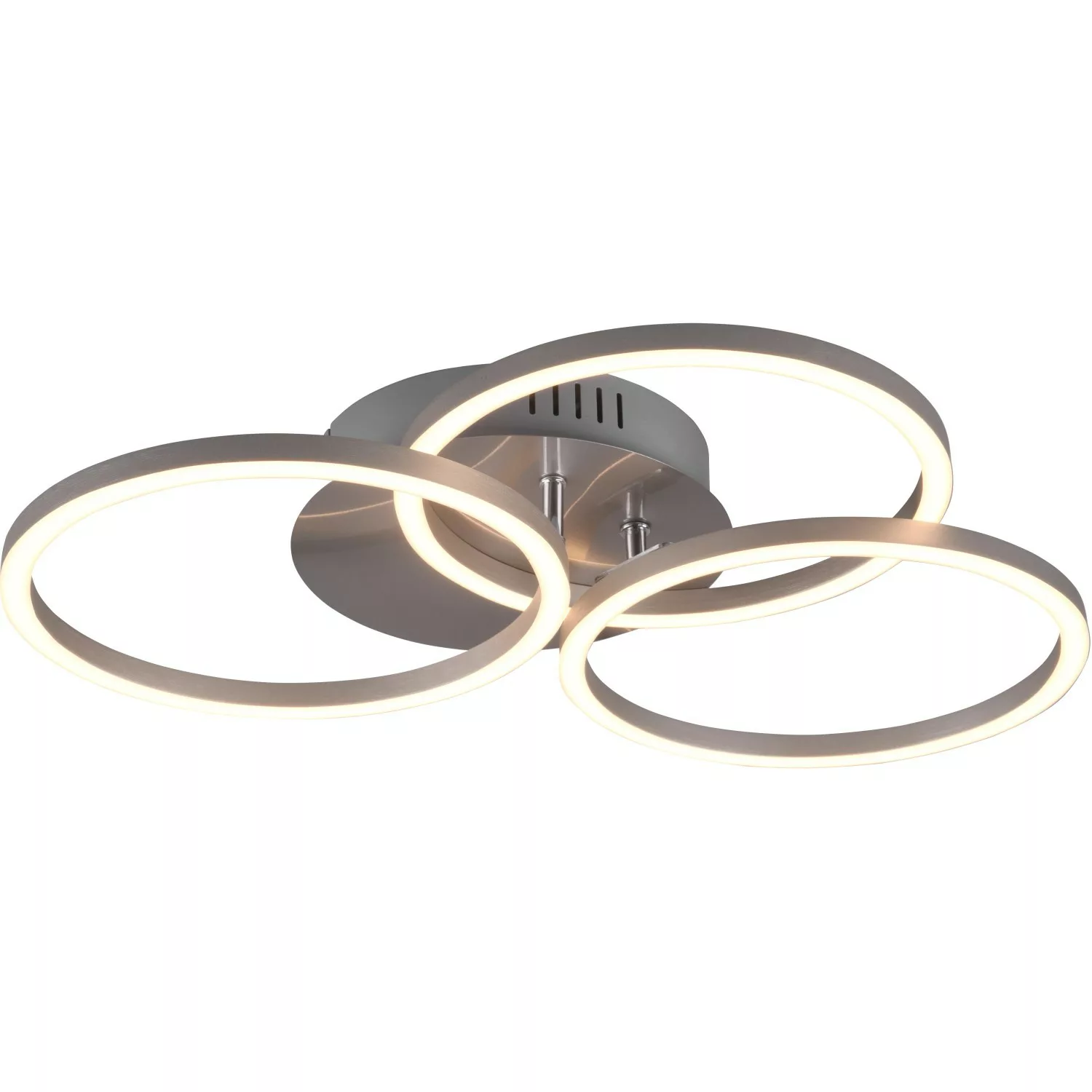 TRIO Leuchten LED Deckenleuchte »Circle«, 1 flammig-flammig, Deckenlampe Ni günstig online kaufen