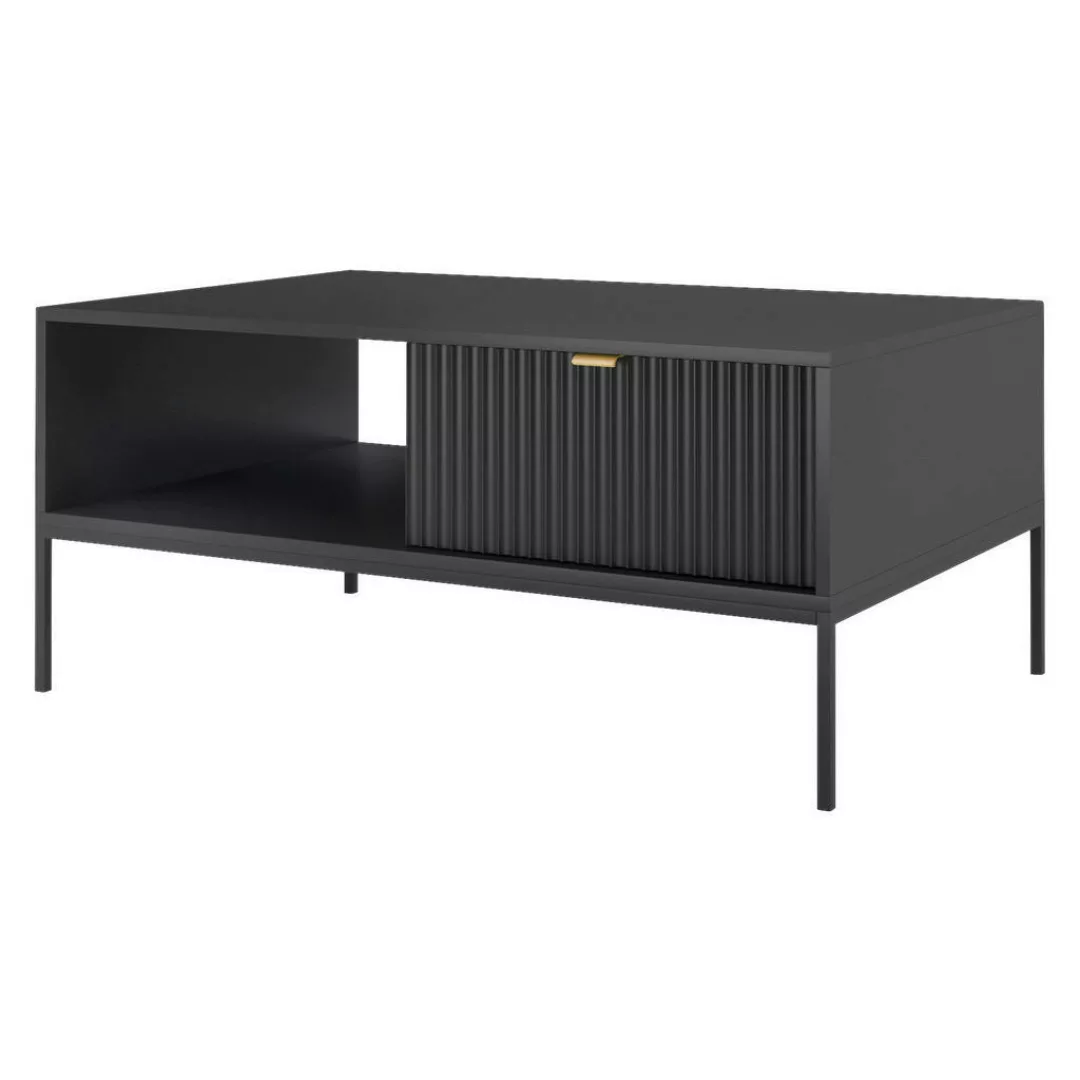 Couchtisch COUCHTISCH AURA AU06 schwarz B/H/T: ca. 104x68x42 cm günstig online kaufen