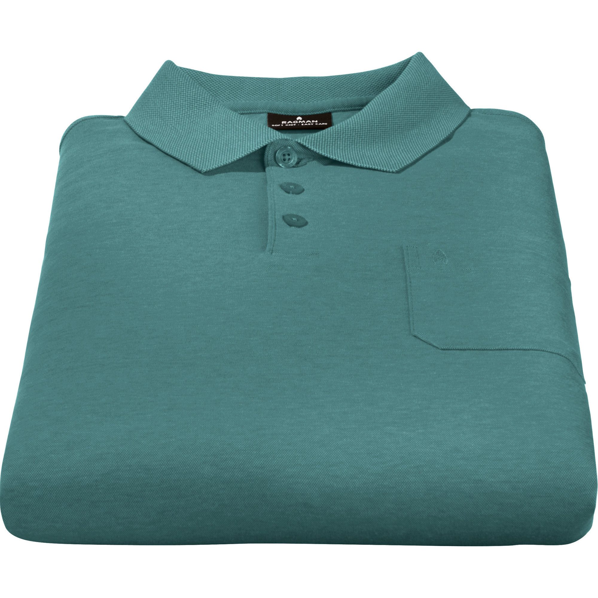 RAGMAN Poloshirt Herren Poloshirt Baumwolle Softknit-Polo günstig online kaufen