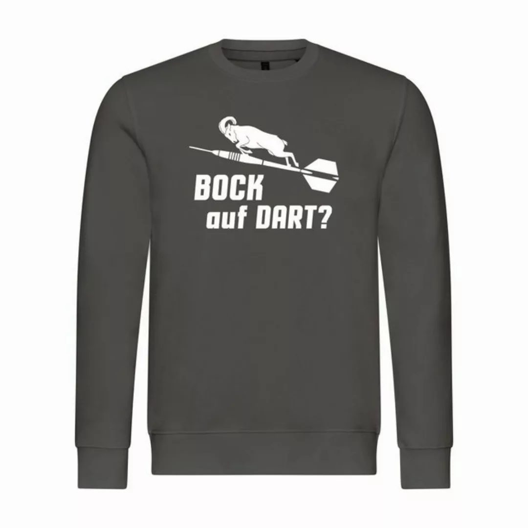 deinshirt Rundhalspullover Herren Sweatshirt Bock auf Dart Mit Print Motiv, günstig online kaufen