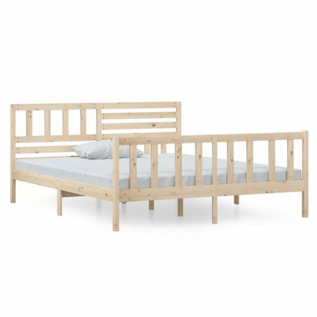 furnicato Bett Massivholzbett 140x190 cm günstig online kaufen