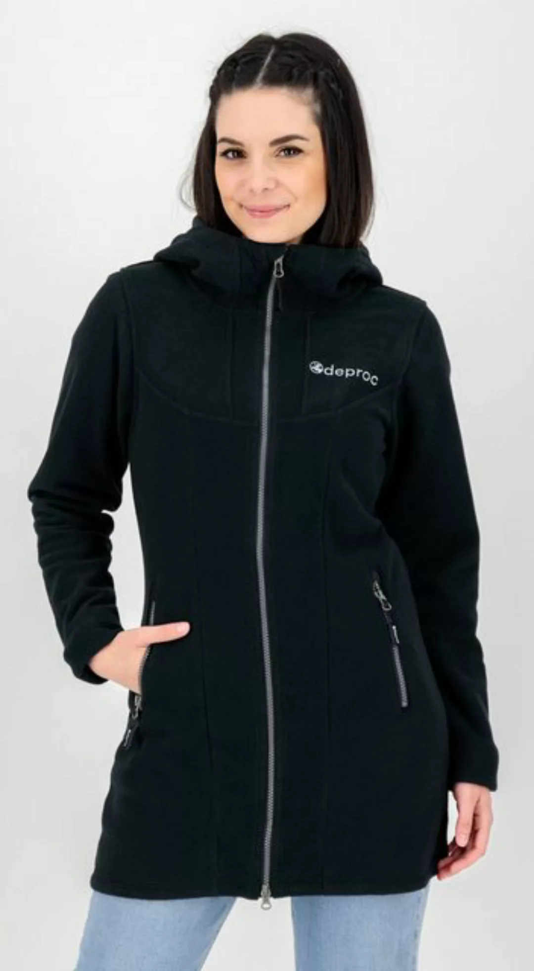 DEPROC Active Fleecejacke GLORY APRIL mit 2-Wege-Reißverschluss günstig online kaufen