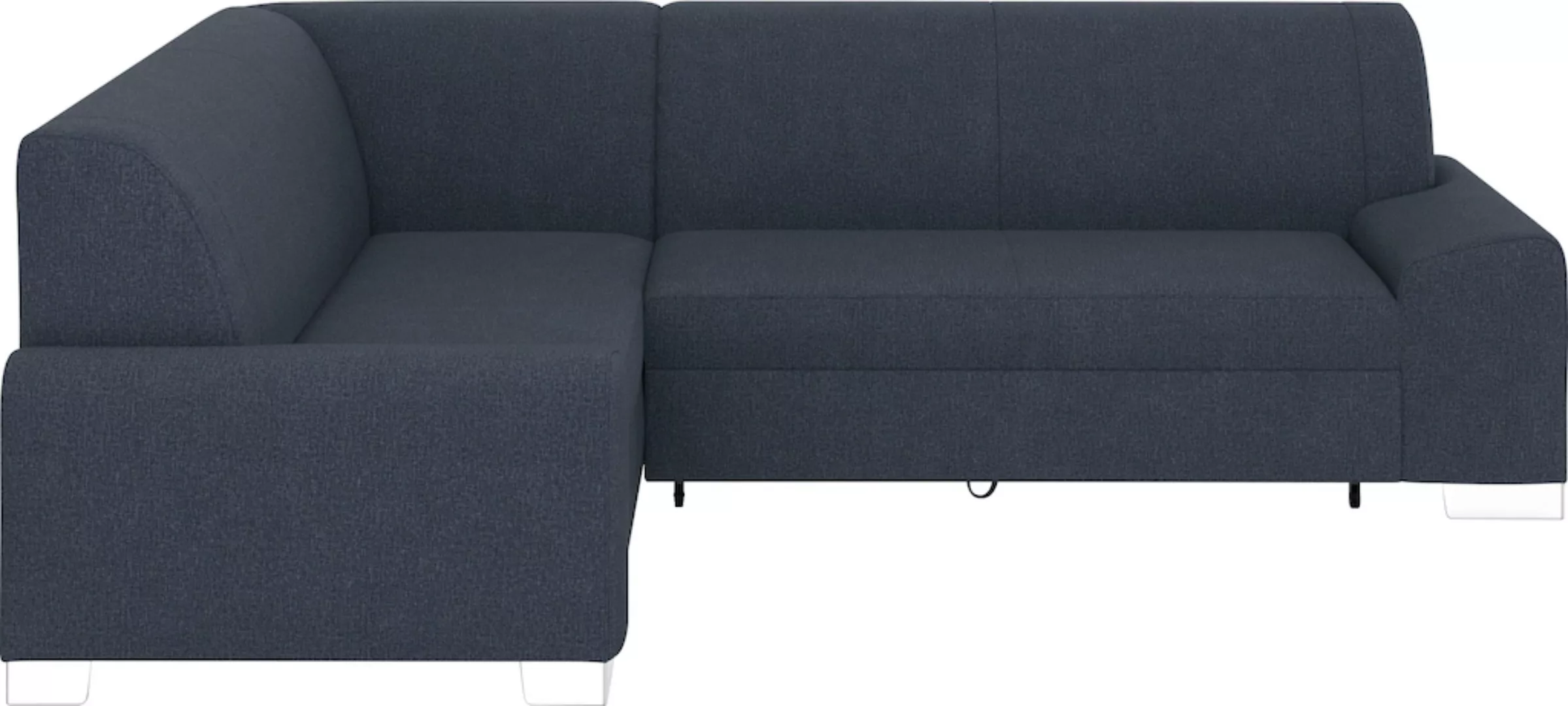 DOMO collection Ecksofa "Anzio in kubischer Formensprache, flache Armlehnen günstig online kaufen