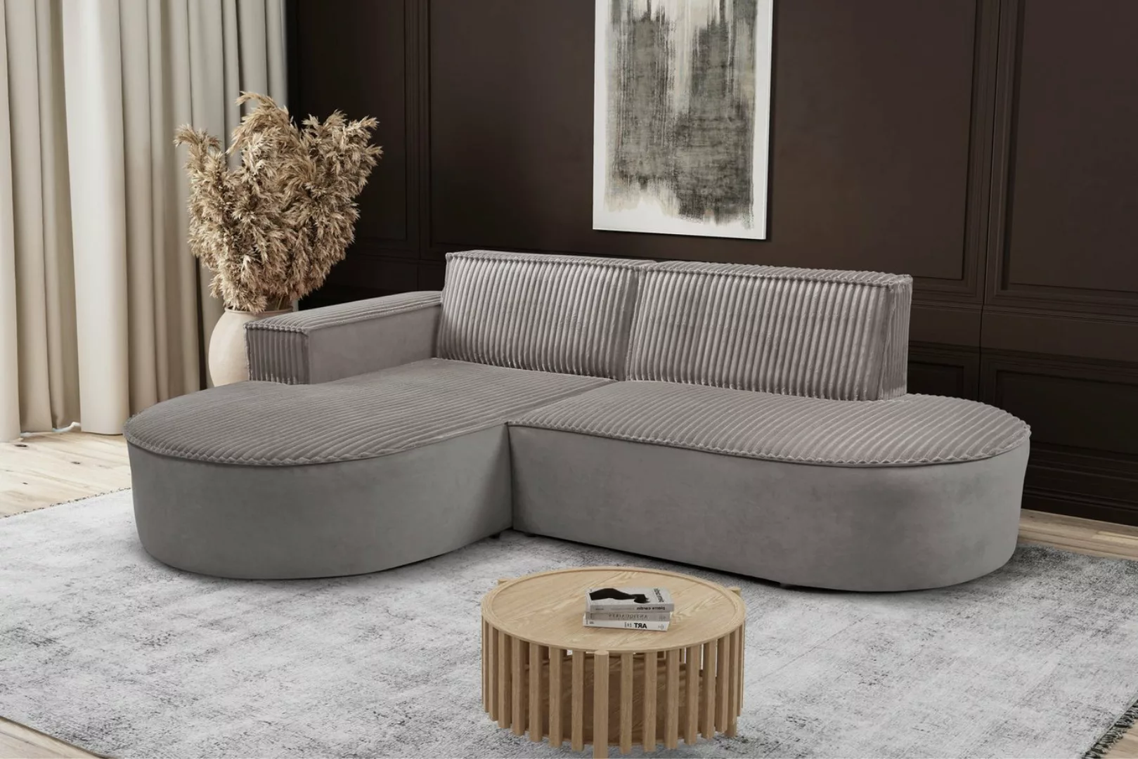 Kaiser Möbel Ecksofa Modernes L-förmiges Designer-Ecksofa Modena Soft günstig online kaufen