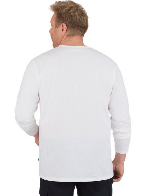Trigema Longsleeve TRIGEMA Langarmshirt mit Knopfleiste (1-tlg) günstig online kaufen