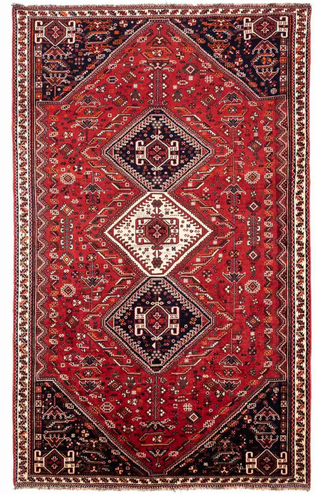 morgenland Wollteppich »Shiraz Medaillon 285 x 173 cm«, rechteckig, Unikat günstig online kaufen