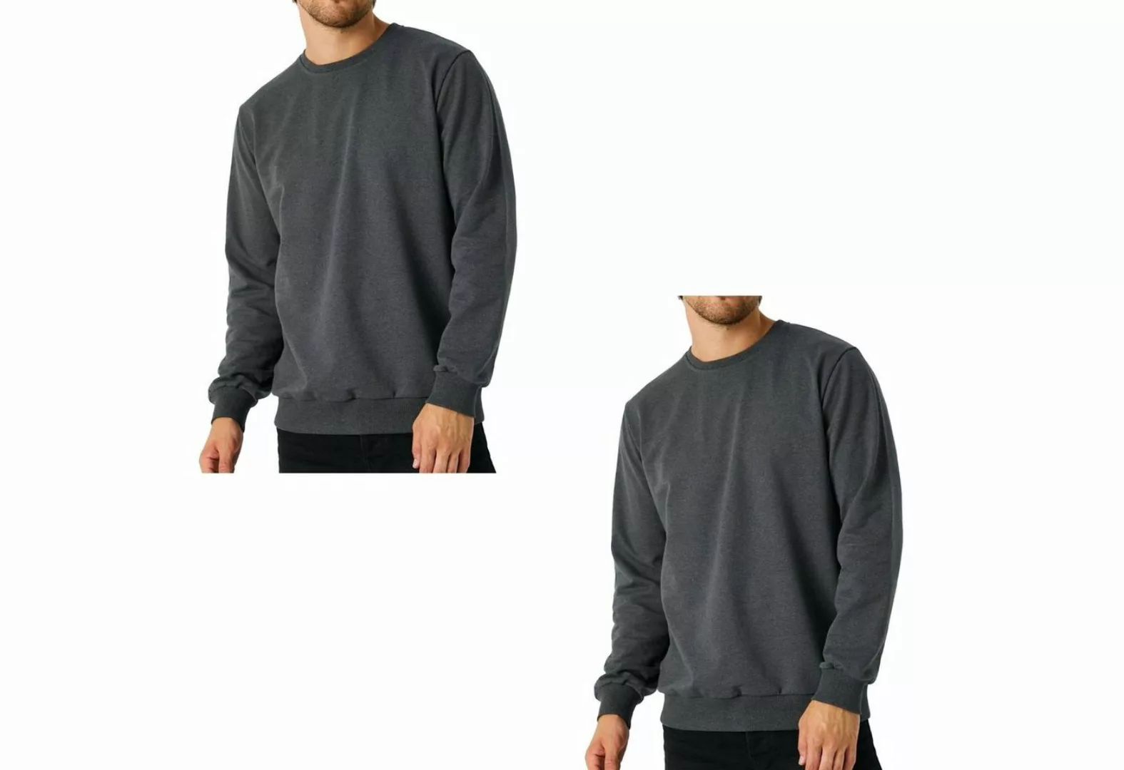 COMEOR Sweatshirt Herren Pullover bequeme Sweater (2-tlg) aus Baumwollmisch günstig online kaufen