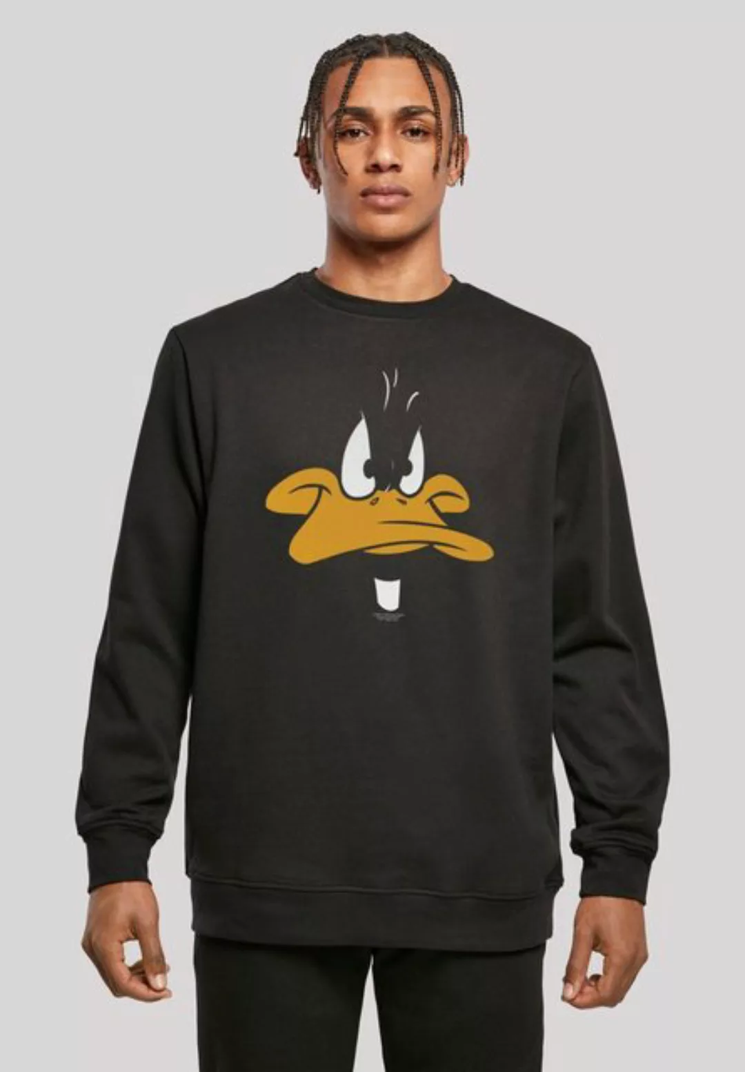 F4NT4STIC Kapuzenpullover Looney Tunes Daffy Duck Big Face Print günstig online kaufen