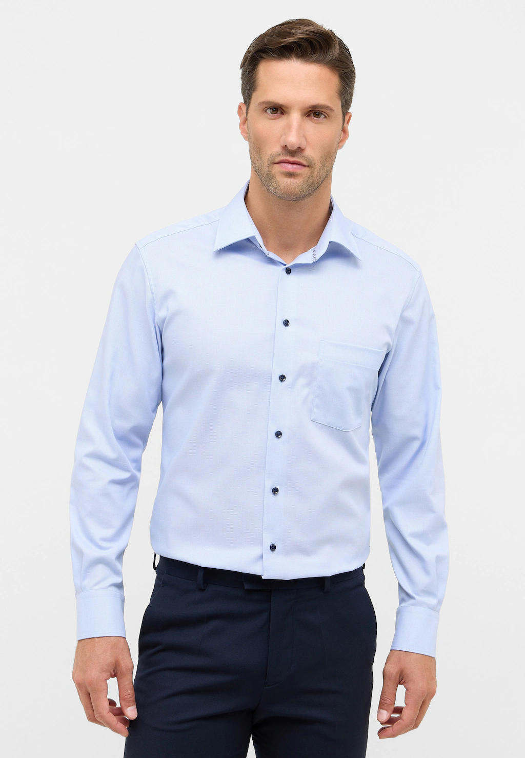 Eterna Langarmhemd "MODERN FIT", NON IRON (bügelfrei) günstig online kaufen