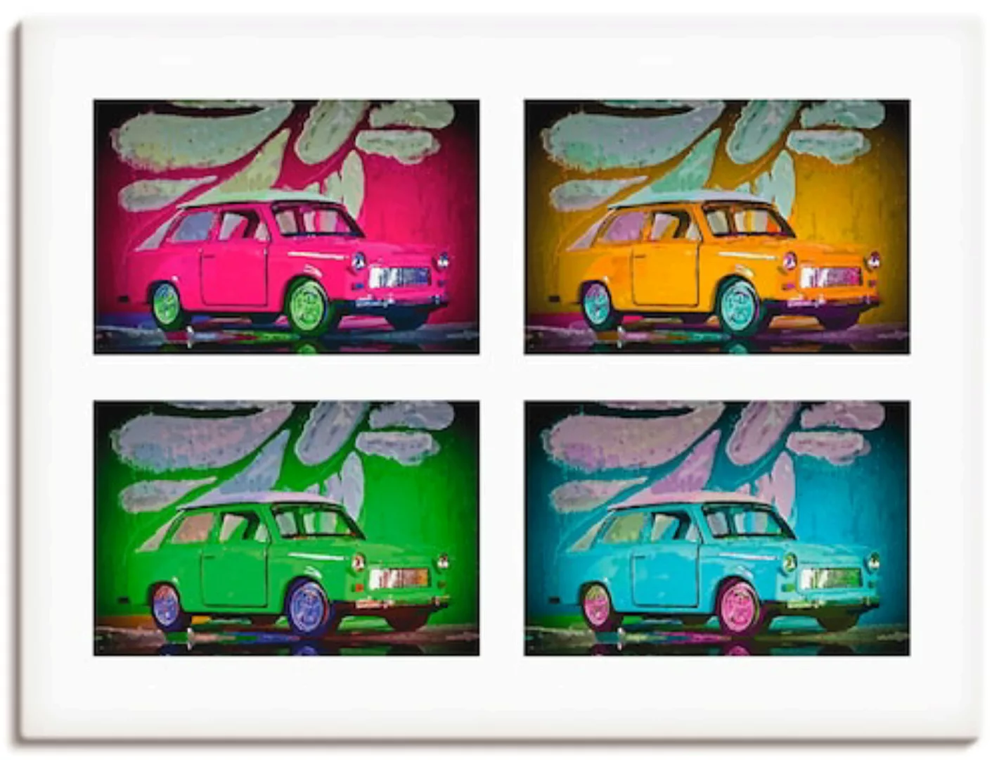 Artland Leinwandbild »Spitzname Trabbi«, Auto, (1 St.), auf Keilrahmen gesp günstig online kaufen