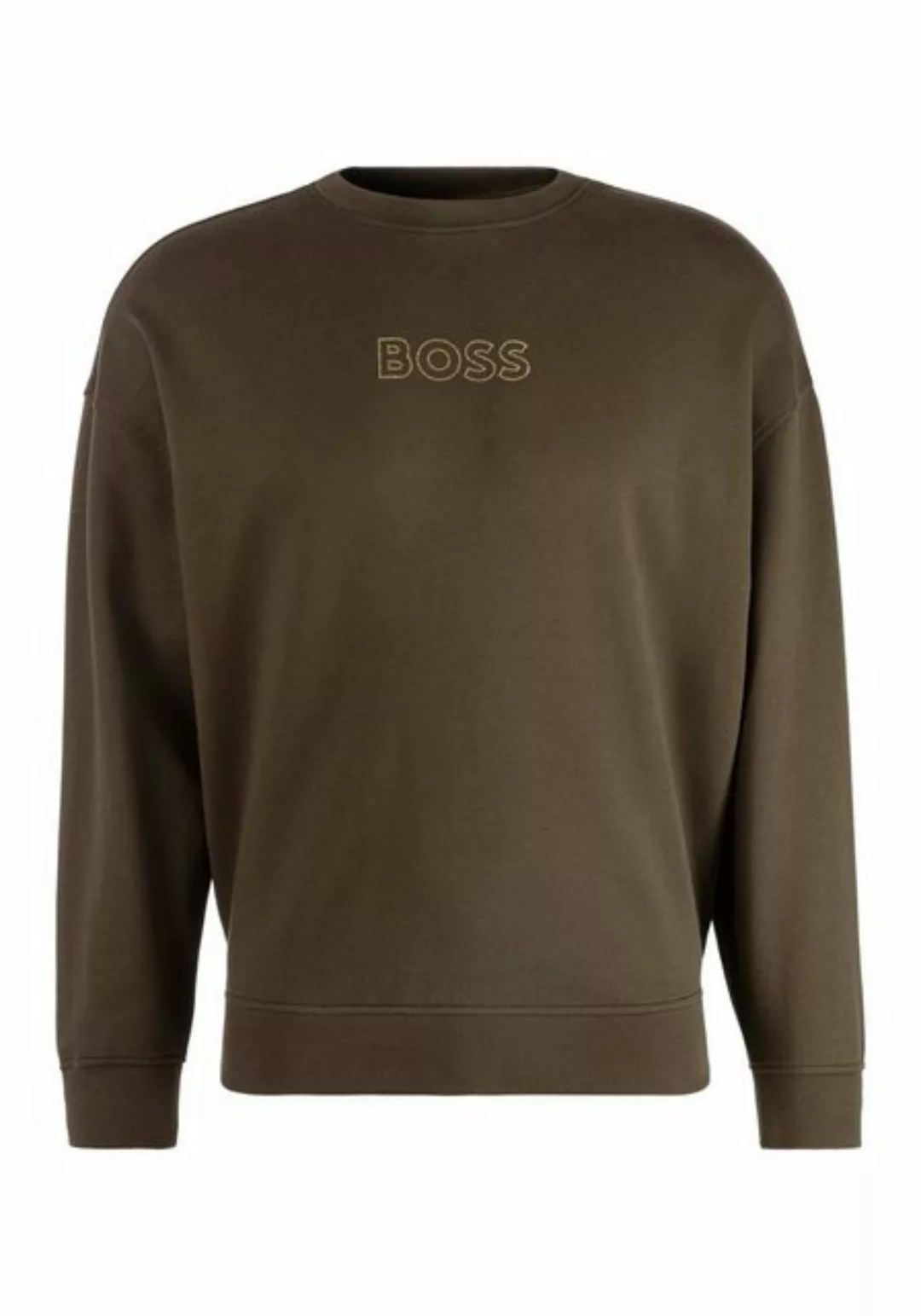 BOSS ORANGE Sweatshirt C_elaslogan_print1 mit BOSS-Schriftzug aus Schmuckst günstig online kaufen