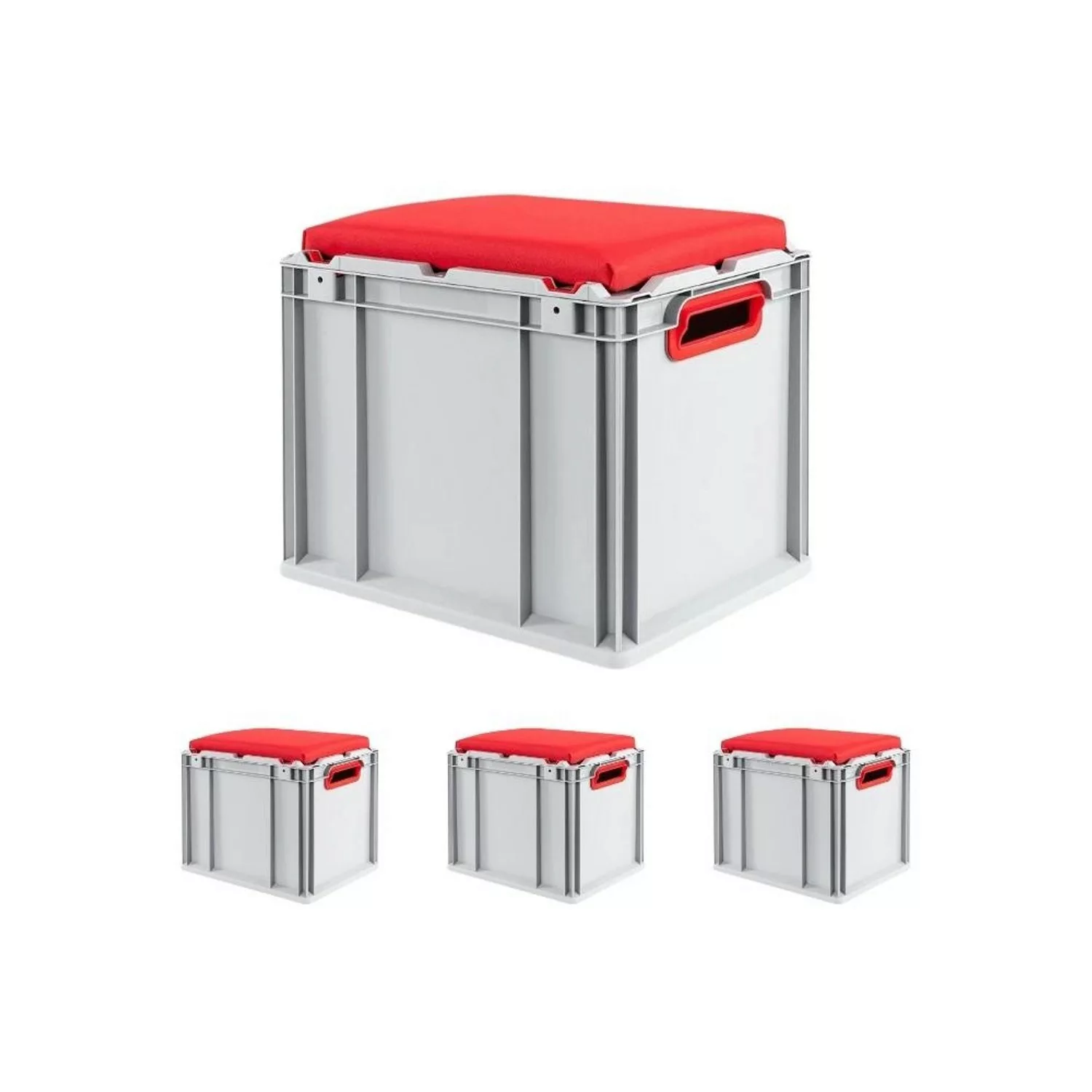 PROREGAL SparSet 4x Eurobox NextGen Seat Box Rot HxBxT 365 x 30 x 40 cm 30 günstig online kaufen