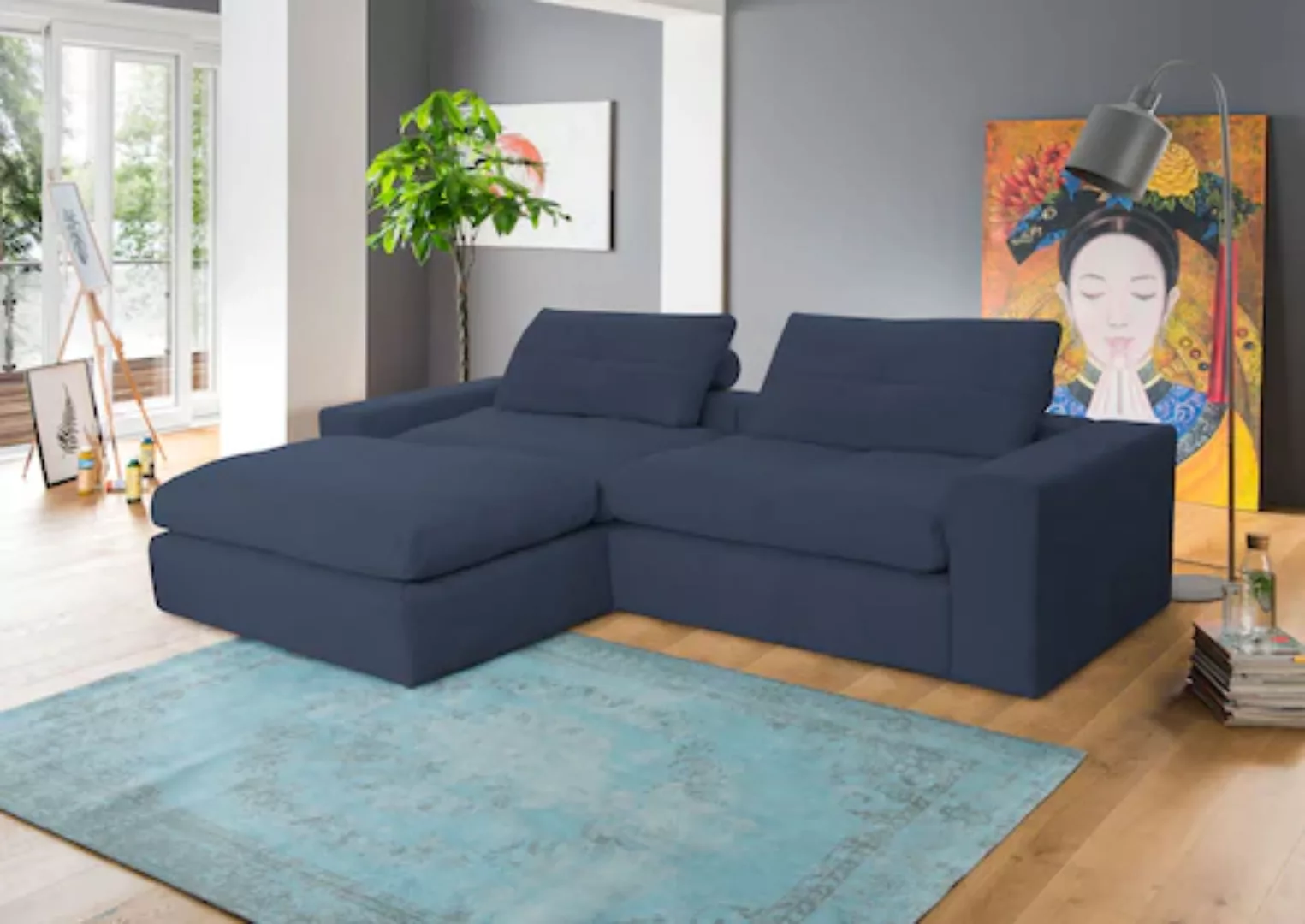 alina Ecksofa »Sandy«, mit losen Sitz- und Rückenkissen günstig online kaufen