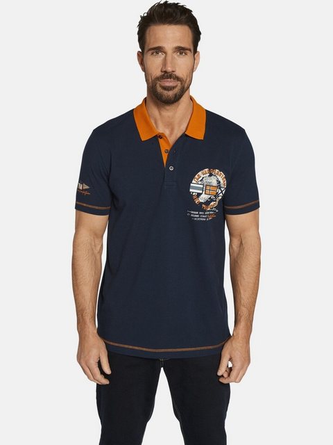 Jan Vanderstorm Poloshirt RANDO mit drei Patches günstig online kaufen