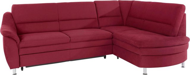 Places of Style Ecksofa "Cardoso L-Form", Federkern, wahlweise mit Bett, Sc günstig online kaufen