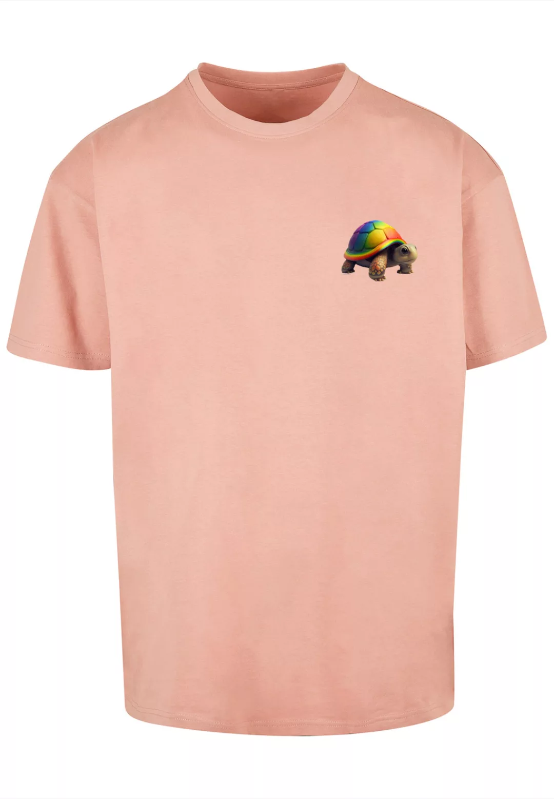 F4NT4STIC T-Shirt "Rainbow Turtle OVERSIZE TEE", Print günstig online kaufen