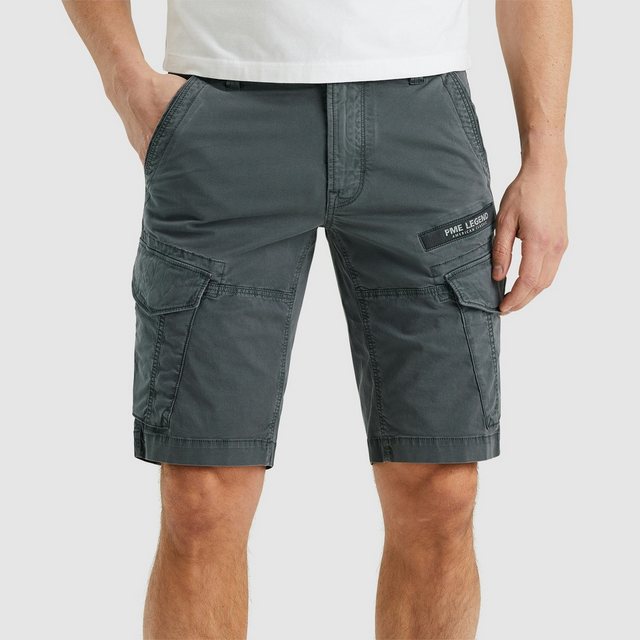 PME LEGEND Stoffhose NORDROP CARGO SHORTS STRETCH TWILL, Turbulence günstig online kaufen