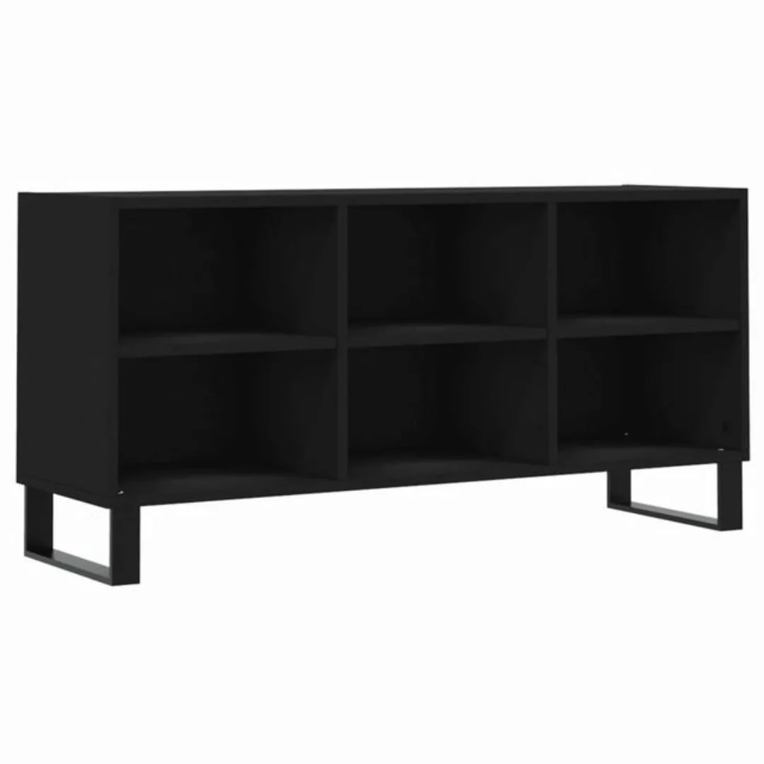 vidaXL TV-Schrank TV-Schrank Schwarz 103,5x30x50 cm Spanplatte günstig online kaufen